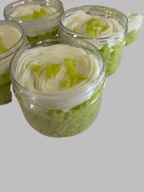 Homemade KeyLime Cake Jar