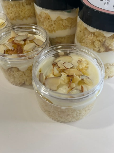 Homemade Almond Cake Jar